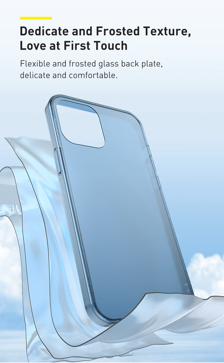 Baseus-for-iPhone-12-Mini-Case-Matte-Anti-Fingerprint-Shockproof-Tempered-Glass-Protective-Case-1759136-2