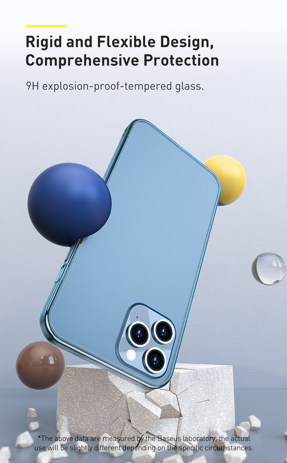Baseus-for-iPhone-12-Mini-Case-Matte-Anti-Fingerprint-Shockproof-Tempered-Glass-Protective-Case-1759136-3