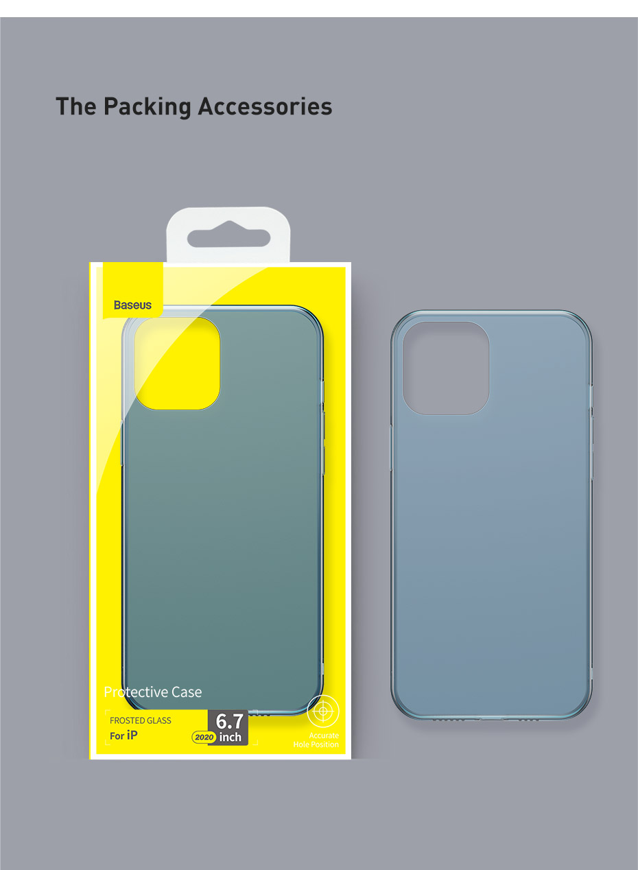 Baseus-for-iPhone-12-Pro--12-Case-Matte-Anti-Fingerprint-Shockproof-Tempered-Glass-Protective-Case-1759217-10