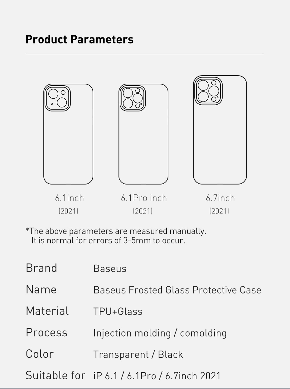 Baseus-for-iPhone-13-13-Pro-13-Pro-Max-Case-Frosted-Ultra-Thin-Anti-Fingerprint-Shockproof-GlassTPU--1899951-14