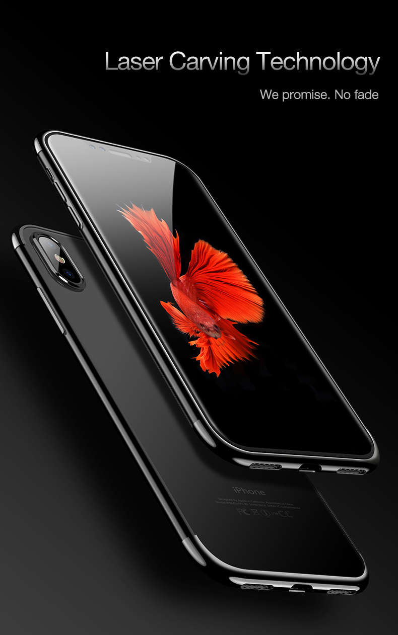 CAFELE-Plating-Shockproof-Transparent-Soft-TPU-Protective-Case-for-iPhone-XS-Max-65-inch-1635580-3