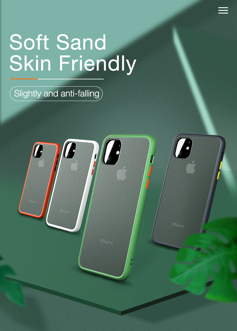 CAFELE-Shockproof-Anti-fingerprint-Ultra-thin-Frosted-Soft-Silicon-EdgeHard-PC-Translucent-Protectiv-1561761-1