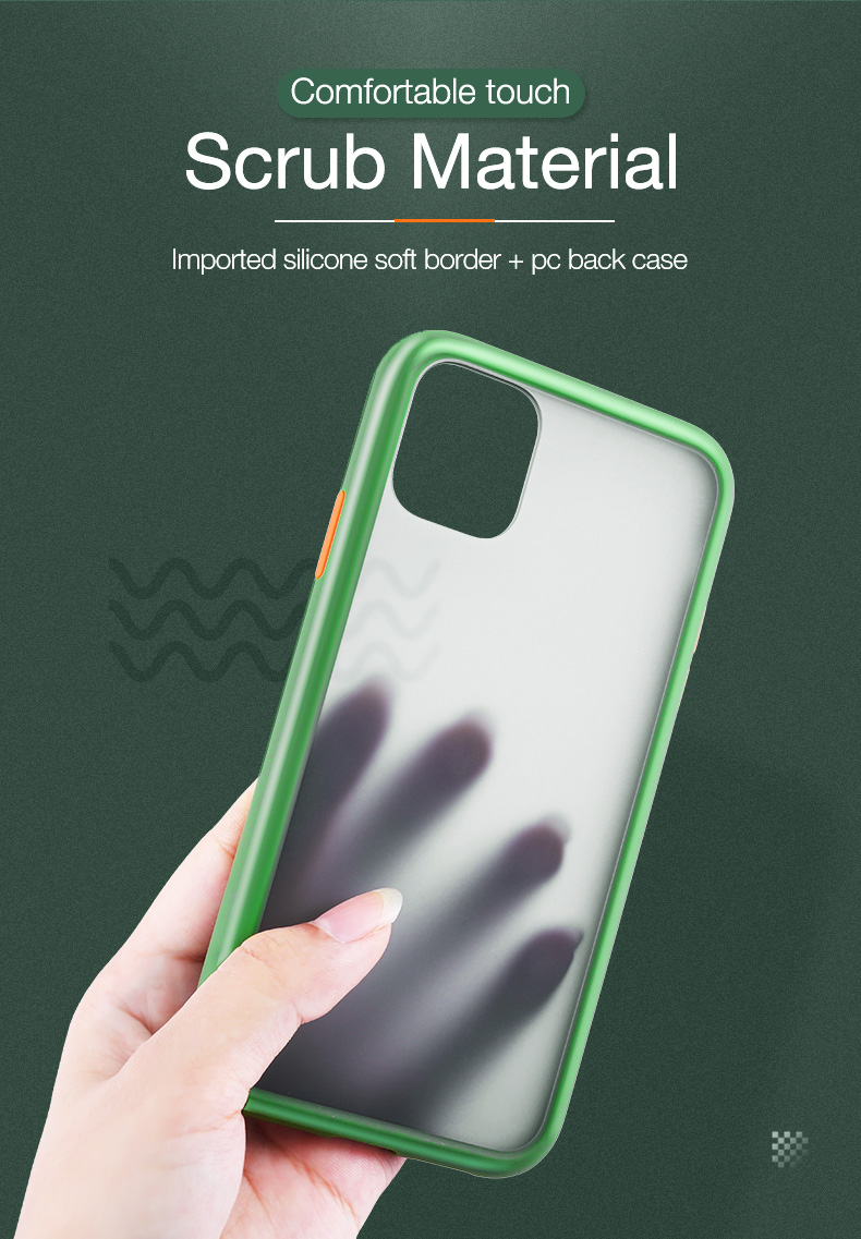 CAFELE-Shockproof-Anti-fingerprint-Ultra-thin-Frosted-Soft-Silicon-EdgeHard-PC-Translucent-Protectiv-1561761-2