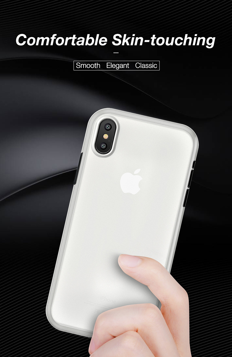 Cafele-04mm-Ultra-Thin-Micro-Matte-Anti-Fingerprint-PP-Case-For-iPhone-X-1204220-2