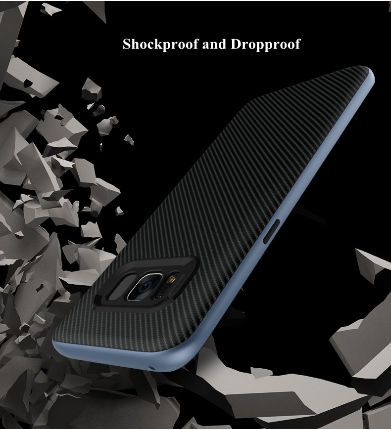 Carbon-Fiber-PC-FrameTPU-Back-Case-For-Samsung-Galaxy-S8-Plus-1141732-5