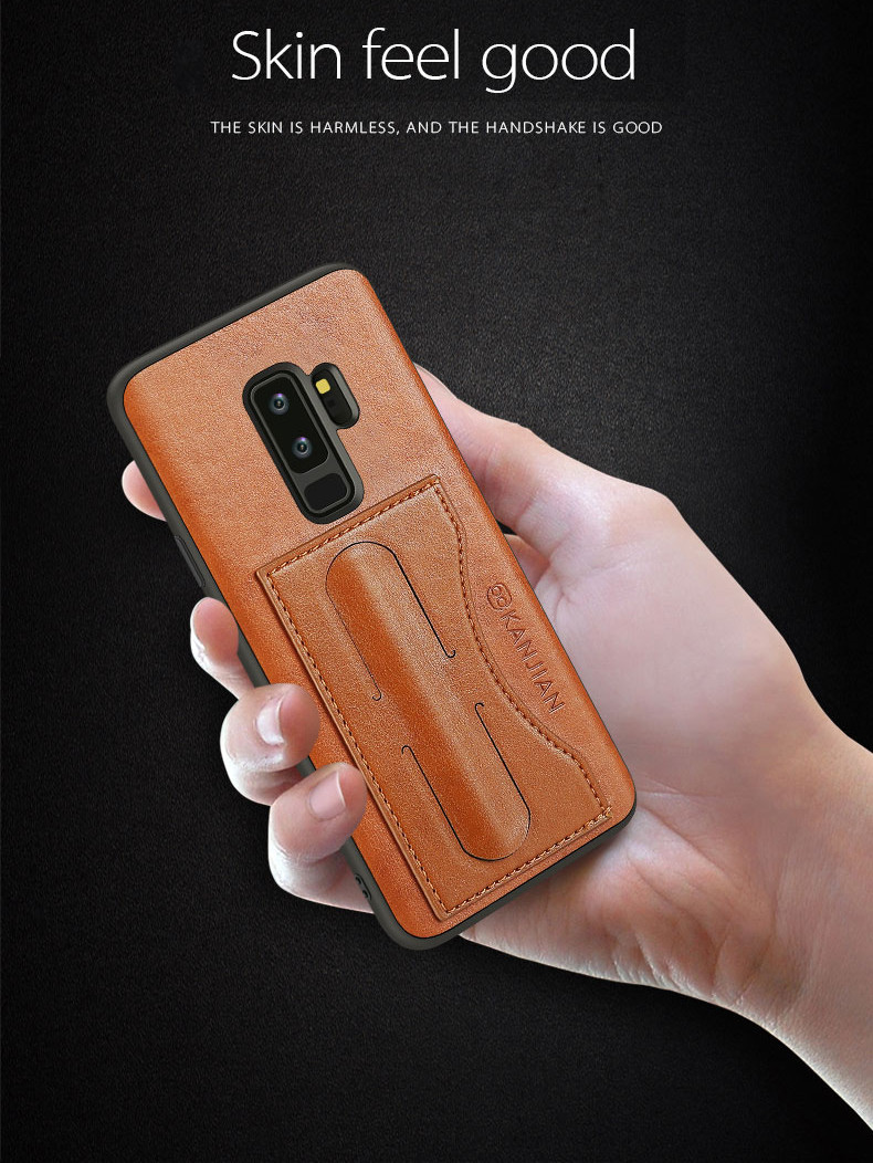 Card-Slot-PU-Leather-Kickstand-Magnetic-Case-for-Samsung-Galaxy-S9-Plus-1269380-3