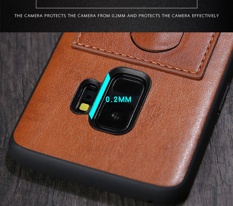Card-Slot-PU-Leather-Kickstand-Magnetic-Case-for-Samsung-Galaxy-S9-Plus-1269380-5