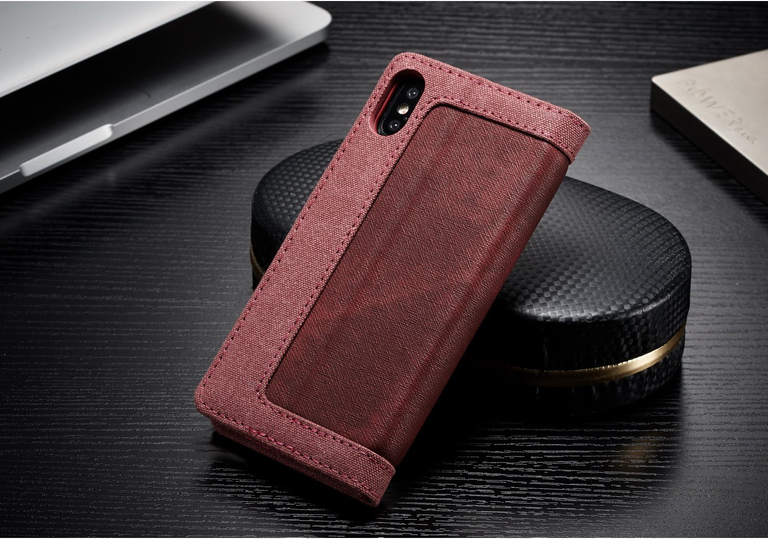 Caseme-Magnetic-Flip-Kickstand-Wallet-Card-Slot-Protective-Case-For-iPhone-XSX-1208046-10