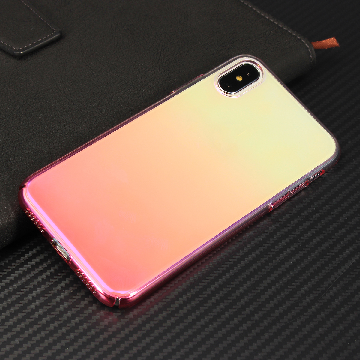 Color-Gradient-Shockproof-Transparent-Hard-PC-Case-Cover-for-iPhone-X-1213102-7