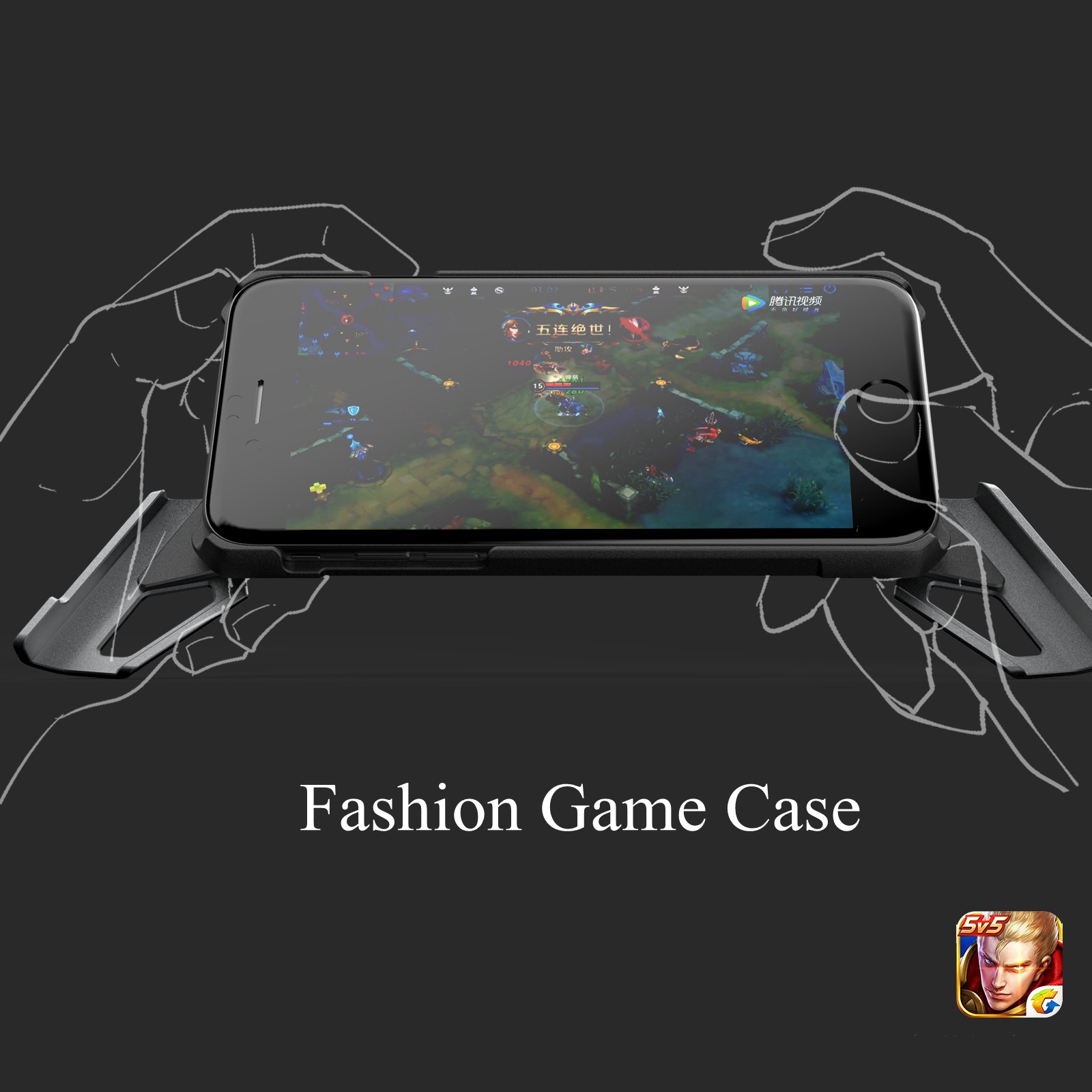 Crab-Phone-Game-Foldable-Joystick-Kickstand-Case-For-iPhone-66s6-Plus6s-Plus77-Plus88-Plus-1216545-1