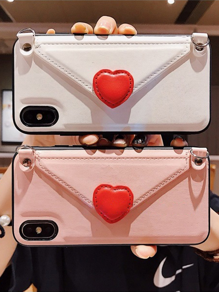 Creative-Envelope-Pattern-PU-Leather-Protective-Case-with-Strap-Card-Slot-for-iPhone-X--XS--XR--XS-M-1541061-1