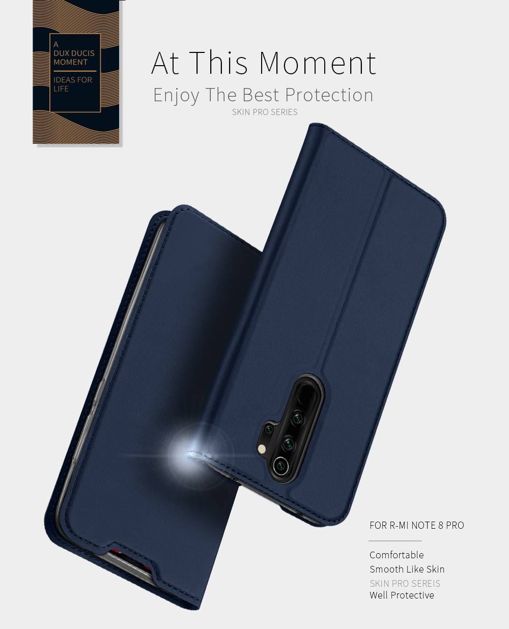 DUX-DUCIS-Flip-Magnetic-with-Wallet-Card-Slot-PU-Leather-Protective-Case-for-Xiaomi-Redmi-Note-8-Pro-1573200-3