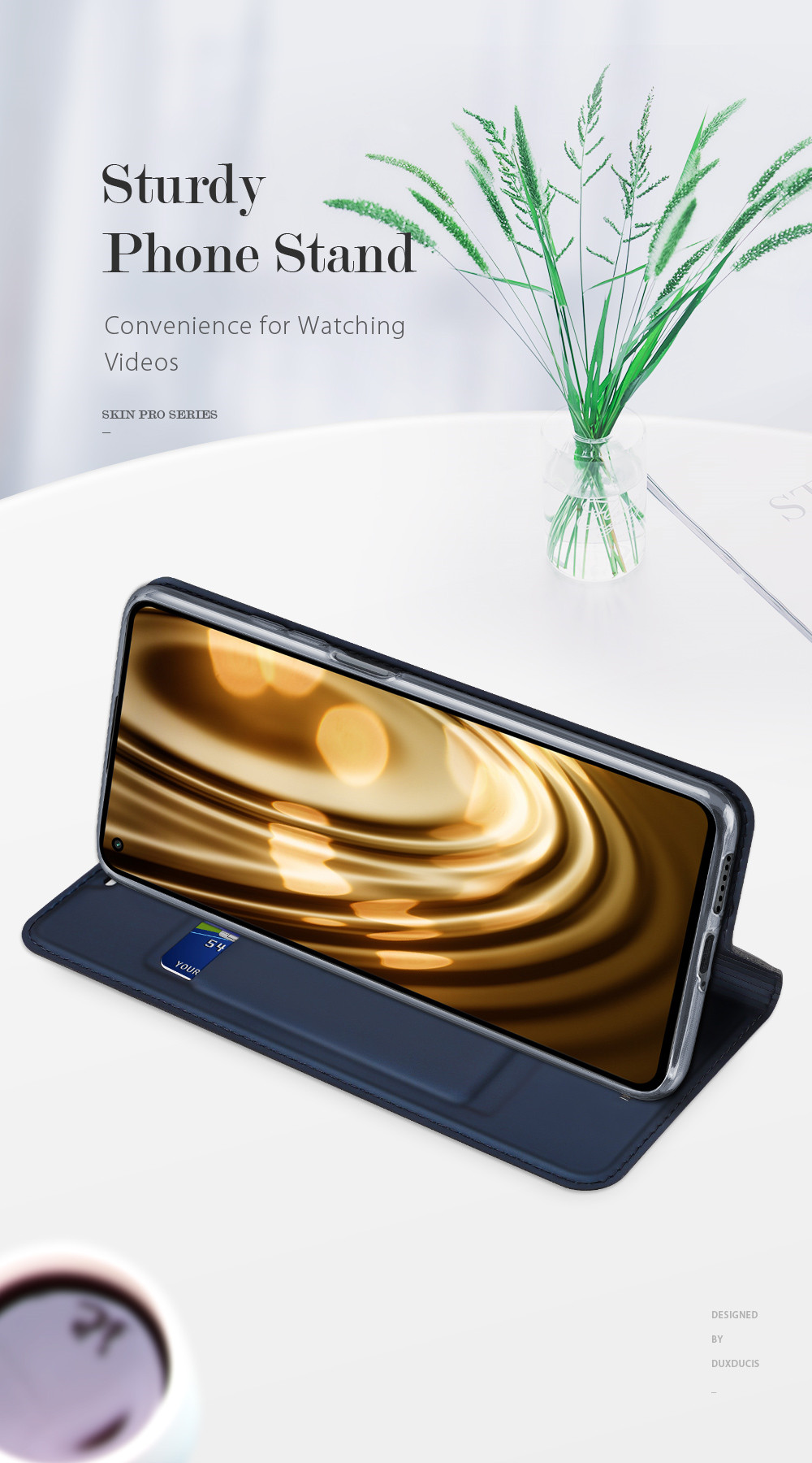 DUX-DUCIS-for-Xiaomi-Mi-11-Lite-Case-Flip-Magnetic-with-Card-Slot-Stand-Shockproof-PU-Leather-Protec-1873005-11