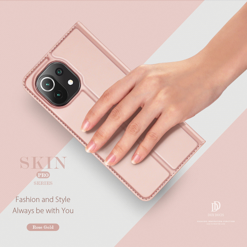 DUX-DUCIS-for-Xiaomi-Mi-11-Lite-Case-Flip-Magnetic-with-Card-Slot-Stand-Shockproof-PU-Leather-Protec-1873005-3