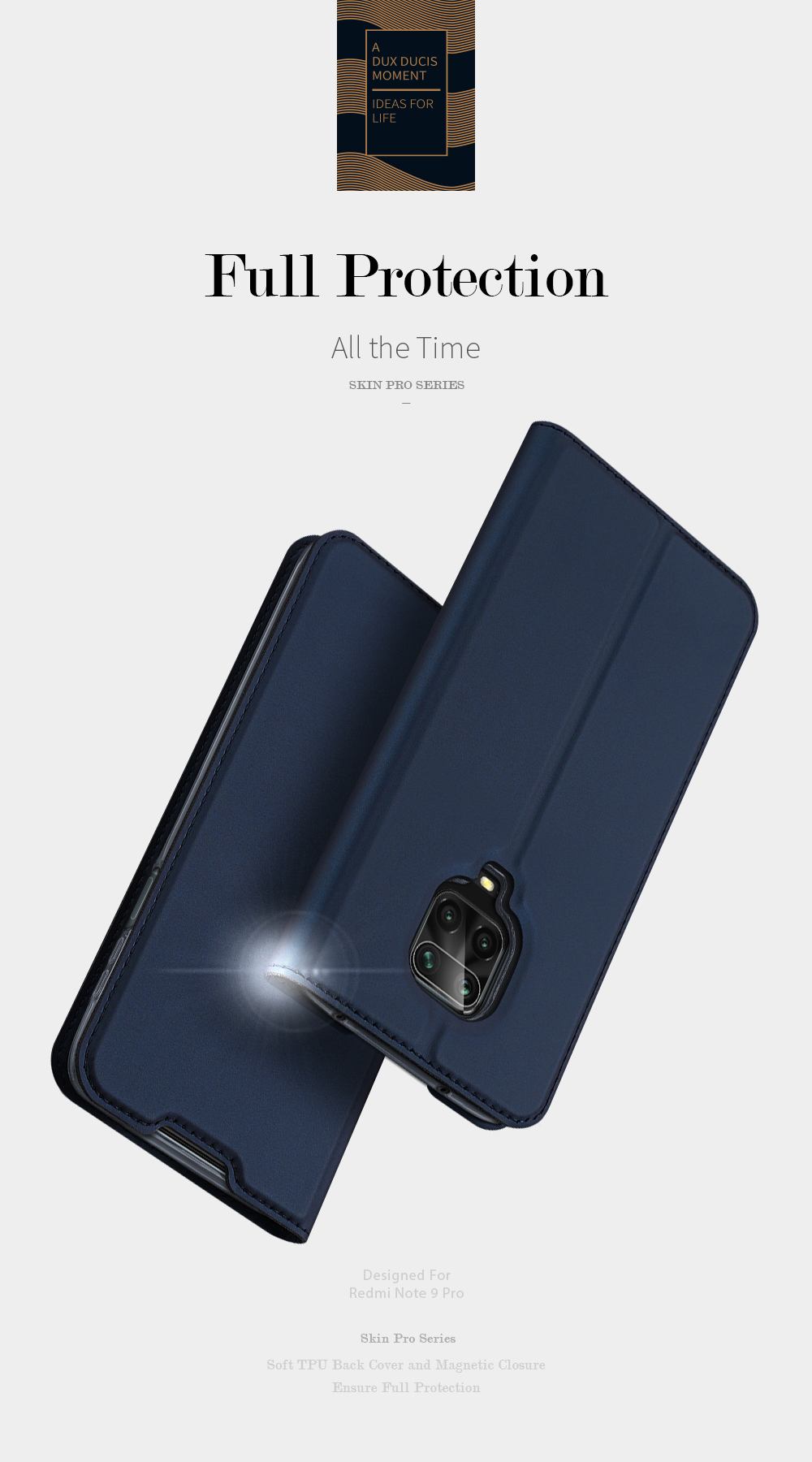 DUX-DUCIS-for-Xiaomi-Redmi-Note-9-Pro-Case-Flip-Magnetic-with-Card-Slot-Stand-Shockproof-PU-Leather--1695176-6