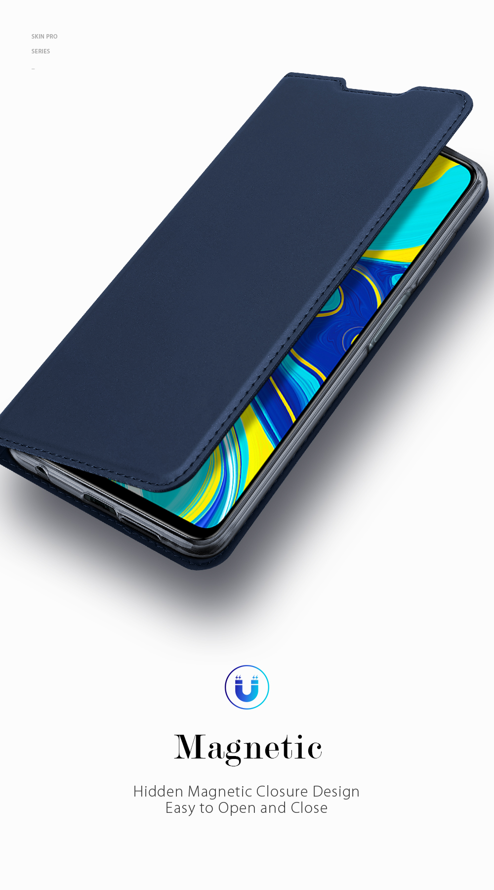 DUX-DUCIS-for-Xiaomi-Redmi-Note-9-Pro-Case-Flip-Magnetic-with-Card-Slot-Stand-Shockproof-PU-Leather--1695176-9
