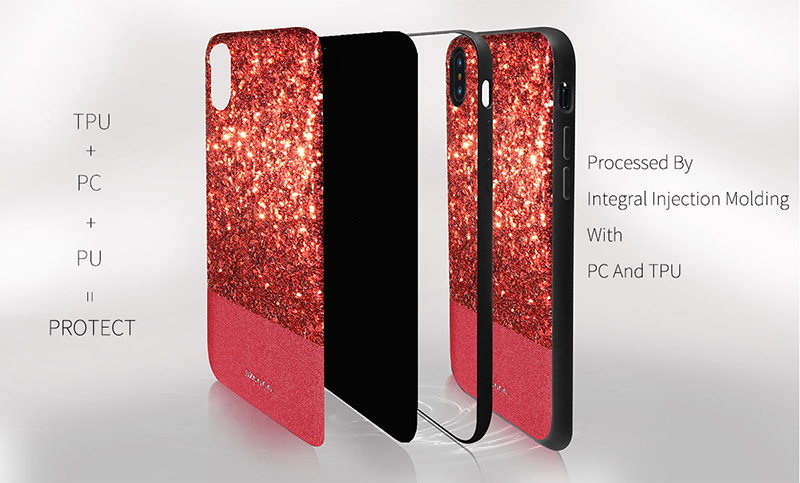 DZGOGO-Diamond-Bling-PU-Leather-Protective-Case-for-iPhone-X-1311475-3