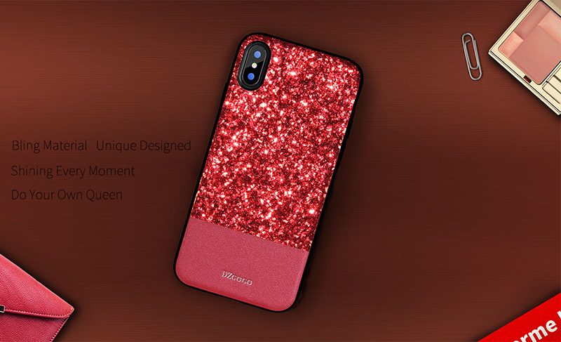 DZGOGO-Diamond-Bling-PU-Leather-Protective-Case-for-iPhone-X-1311475-5