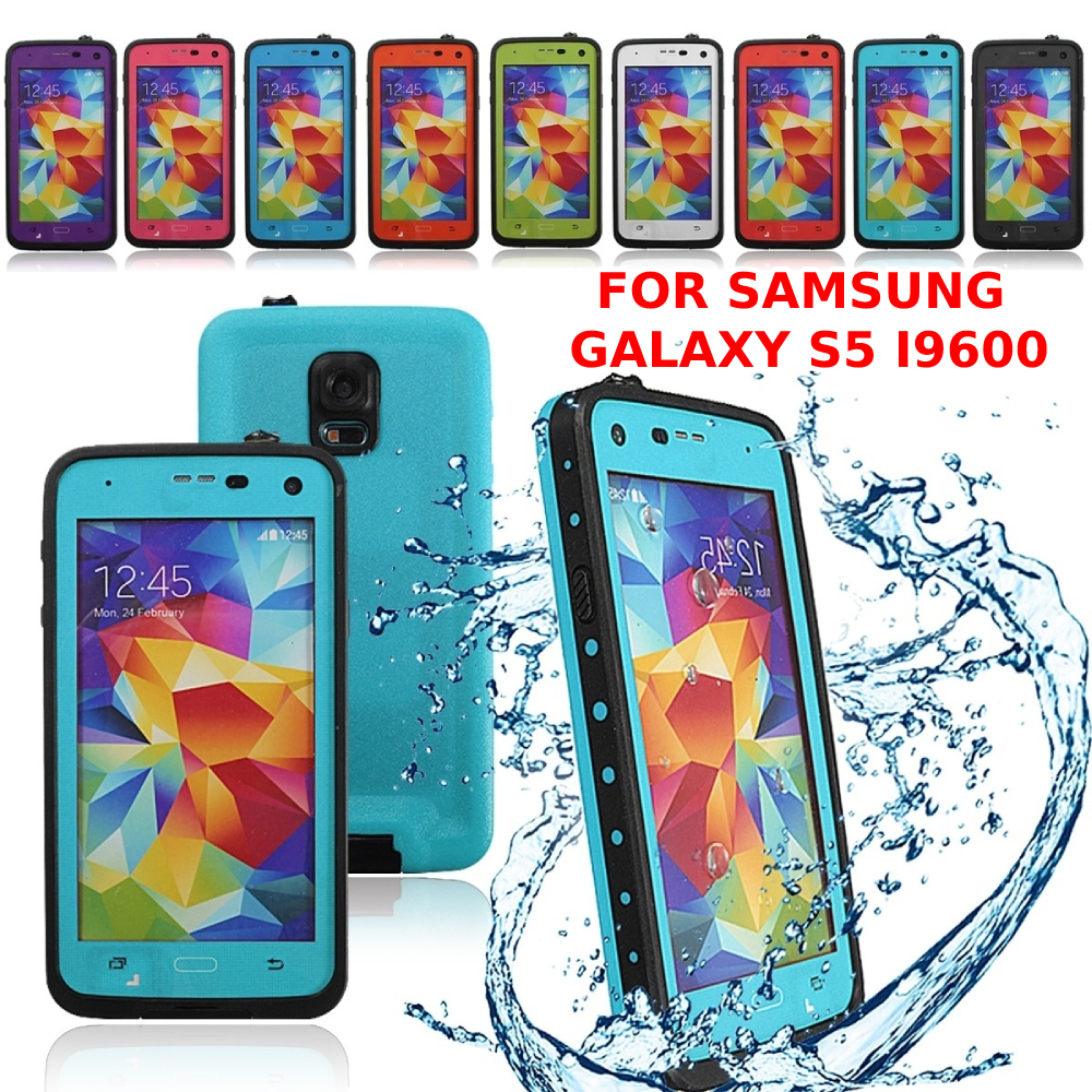 ELEGIANT-for-Samsung-Galaxy-S5-i9600-Waterproof-Case-Transparent-Touch-Screen-Shockproof-Full-Cover--945466-1