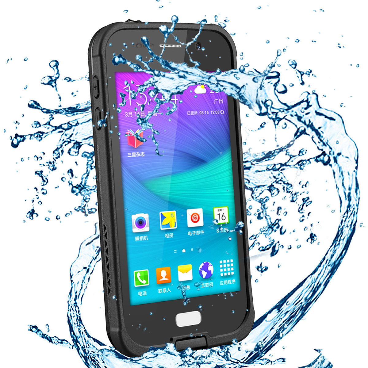 ELEGIANT-for-Samsung-S6-Waterproof-Case-Transparent-Touch-Screen-Shockproof-Full-Cover-Protective-Ca-1890798-2