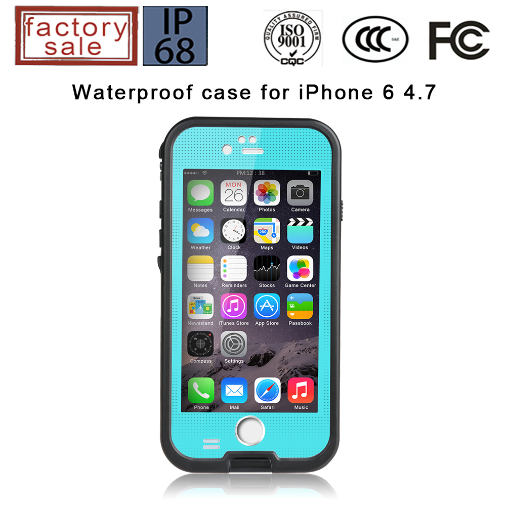 ELEGIANT-for-iPhone-6-47-inch-Waterproof-Case-Transparent-Touch-Screen-Shockproof-Full-Cover-Protect-1890355-1