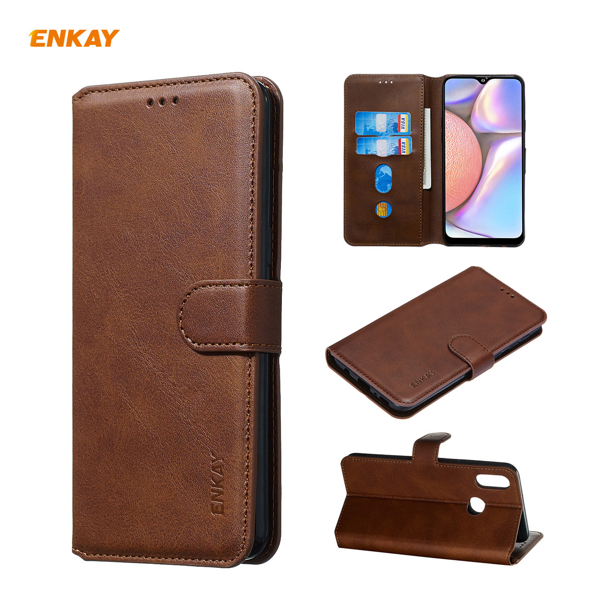 ENKAY-ENK-PUC026-for-Samsung-Galaxy-A10S--M01S-Case-Magnetic-Flip-with-Multi-Card-Slot-Stand-PU-Leat-1789369-4