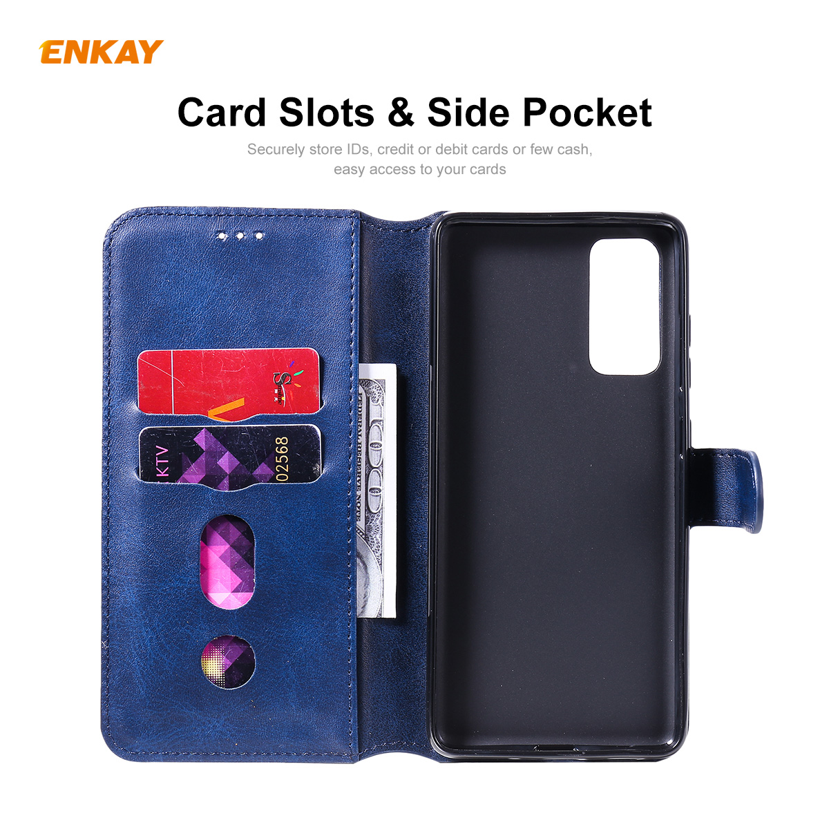 ENKAY-for-POCO-X3-PRO---POCO-X3-NFC-Case-Magnetic-Flip-with-Multi-Card-Slot-Stand-PU-Leather--TPU-Sh-1789338-8