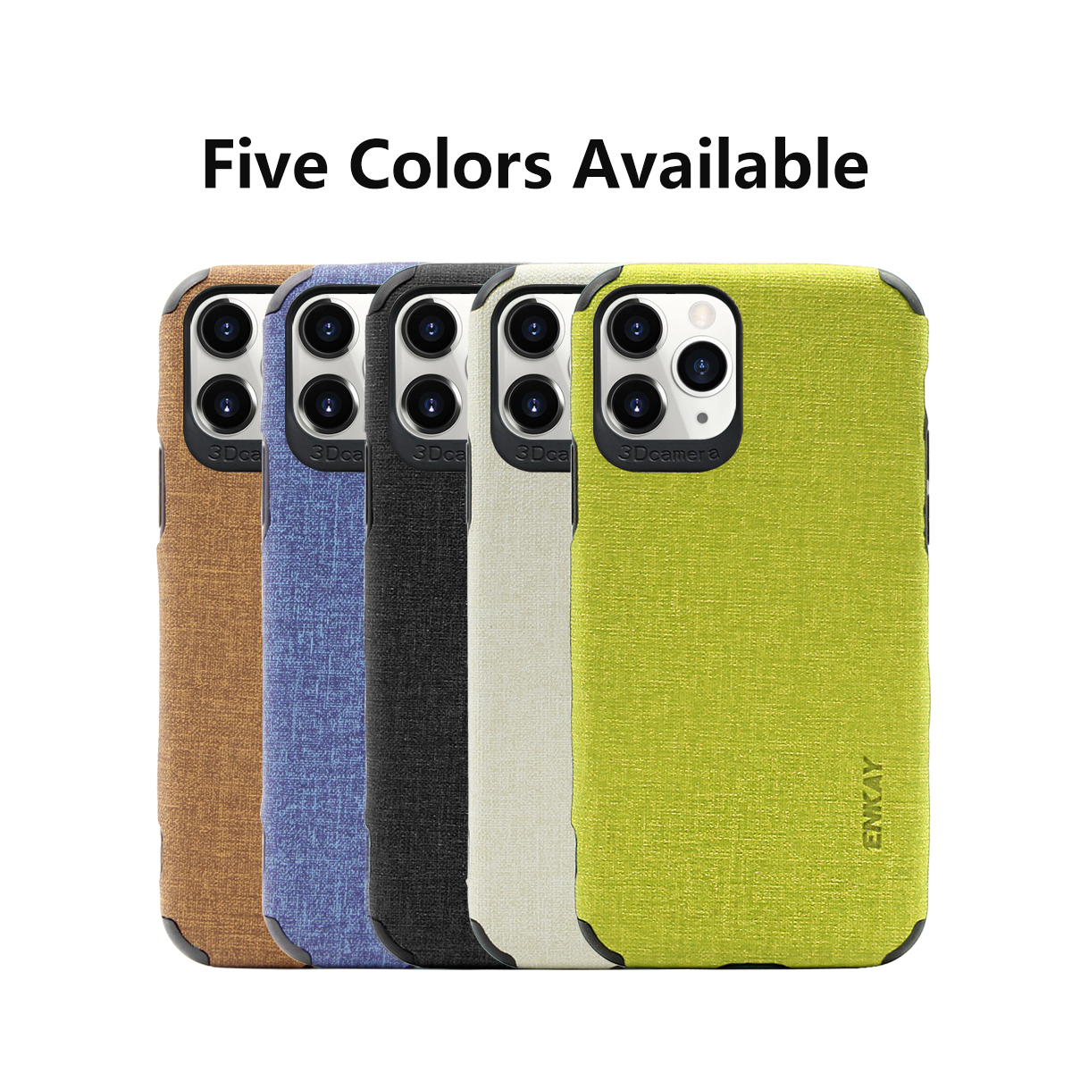 Enkay-2-in-1-Canvas-Pattern-with-Bumpers-Shockproof-PU-Leather-Protective-Case--9H-Anti-Explosion-Hi-1725146-6