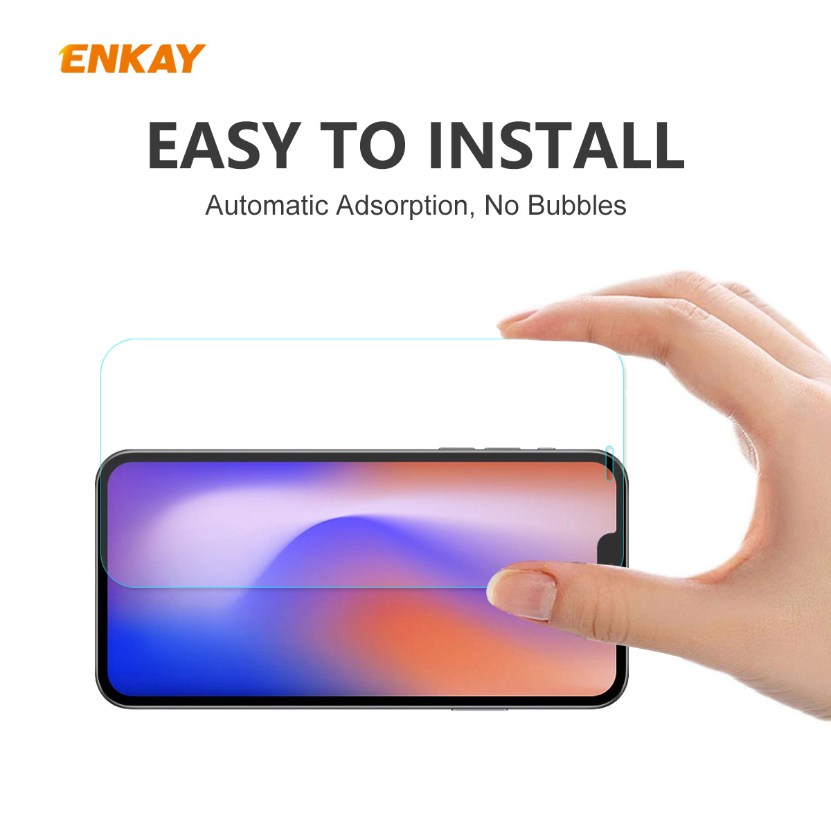 Enkay-2-in-1-for-iPhone-12-Mini-Accessories-with-Airbags-Non-Yellow-Transparent-TPU-Protective-Case--1770213-4