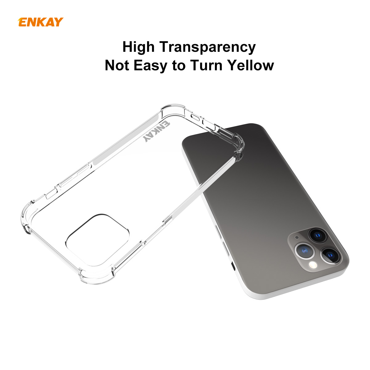 Enkay-2-in-1-for-iPhone-12-Pro--12-Accessories-with-Airbags-Non-Yellow-Transparent-TPU-Protective-Ca-1770210-6
