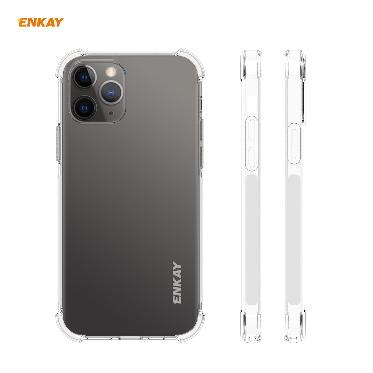 Enkay-2-in-1-for-iPhone-12-Pro--12-Accessories-with-Airbags-Non-Yellow-Transparent-TPU-Protective-Ca-1770210-9