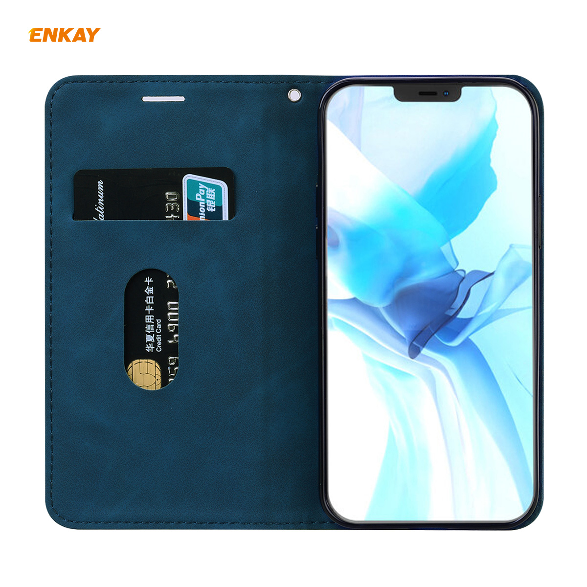 Enkay-for-iPhone-12-Pro-Max-Case-Business-Magnetic-Flip-with-Card-Slot-Stand-PU-Leather--TPU-Full-Co-1755830-11