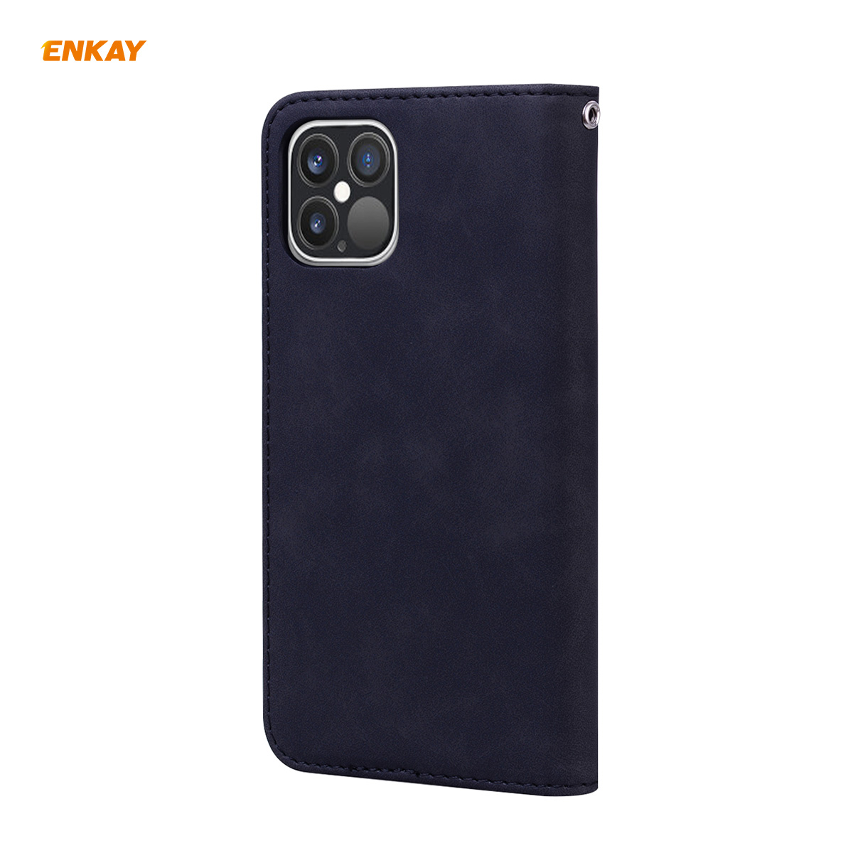 Enkay-for-iPhone-12-Pro-Max-Case-Business-Magnetic-Flip-with-Card-Slot-Stand-PU-Leather--TPU-Full-Co-1755830-6