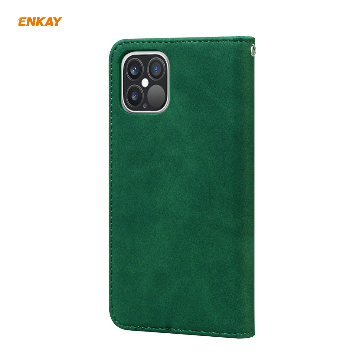 Enkay-for-iPhone-12-Pro-Max-Case-Business-Magnetic-Flip-with-Card-Slot-Stand-PU-Leather--TPU-Full-Co-1755830-9