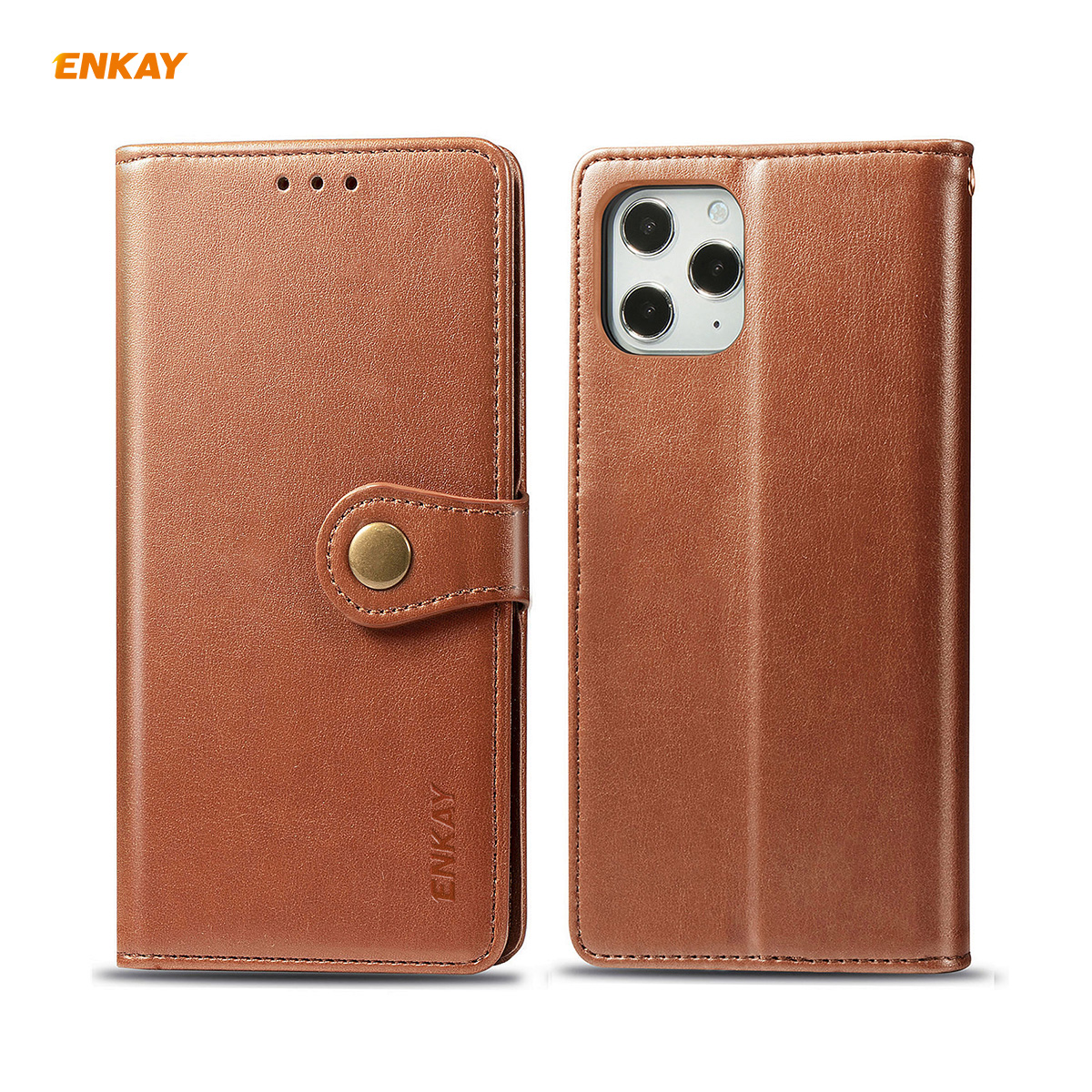 Enkay-for-iPhone-12-Pro-Max-Case-Retro-Litchi-Pattern-Flip-with-Mutiple-Card-Slots-Wallet-Stand-PU-L-1755116-14