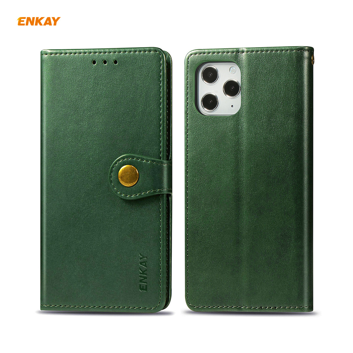 Enkay-for-iPhone-12-Pro-Max-Case-Retro-Litchi-Pattern-Flip-with-Mutiple-Card-Slots-Wallet-Stand-PU-L-1755116-10