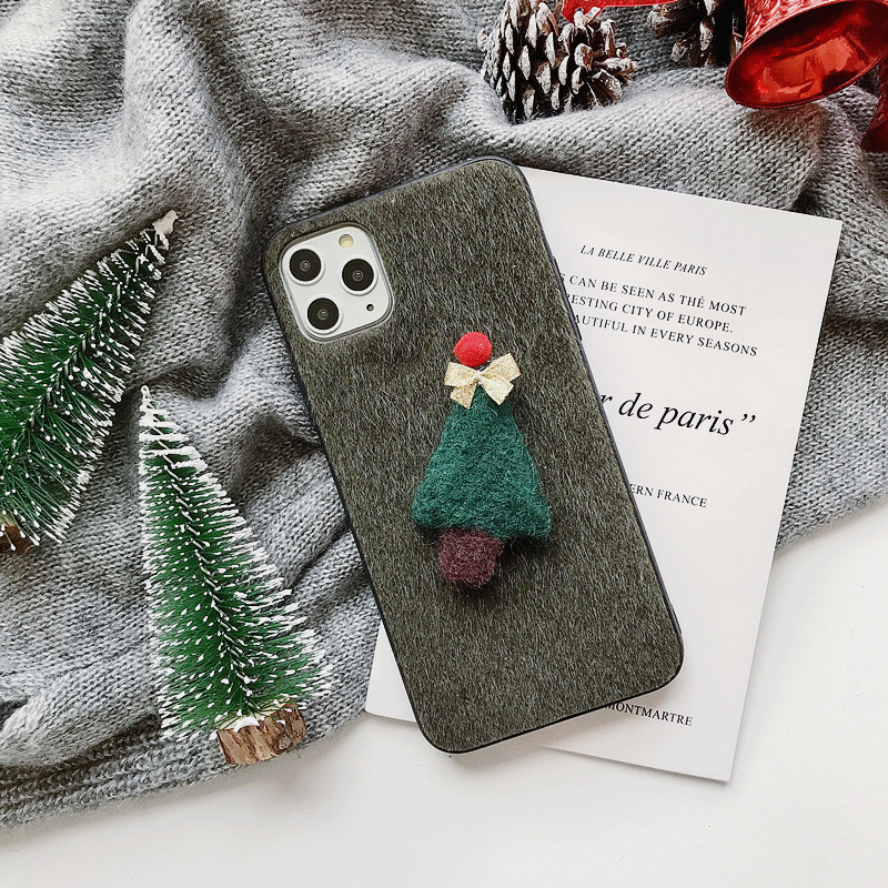 Fashion-3D-Christmas-Pattern-Plush-Protective-Case-Back-Cover-for-iPhone-11--11-Pro--11-Pro-Max--X---1598474-4