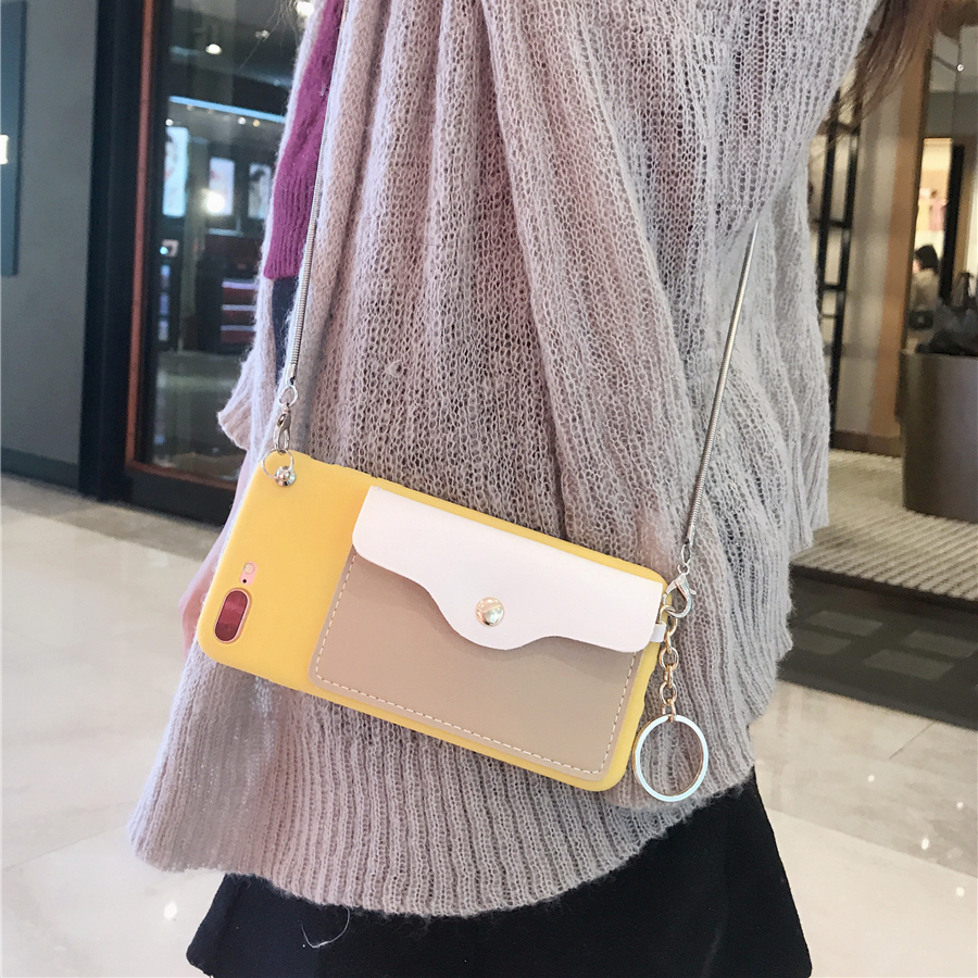 Fashion-Creative-Wallet-Pattern-Silicone-Protective-Case-with-Strap-Card-Slot-for-iPhone-X--XS--XR---1550916-12