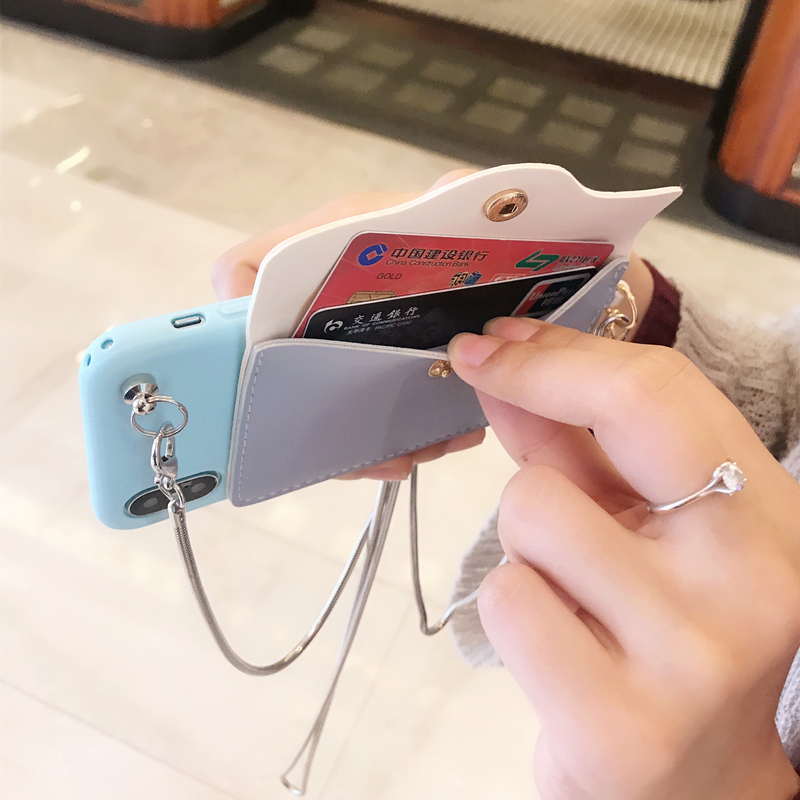 Fashion-Creative-Wallet-Pattern-Silicone-Protective-Case-with-Strap-Card-Slot-for-iPhone-X--XS--XR---1550916-6