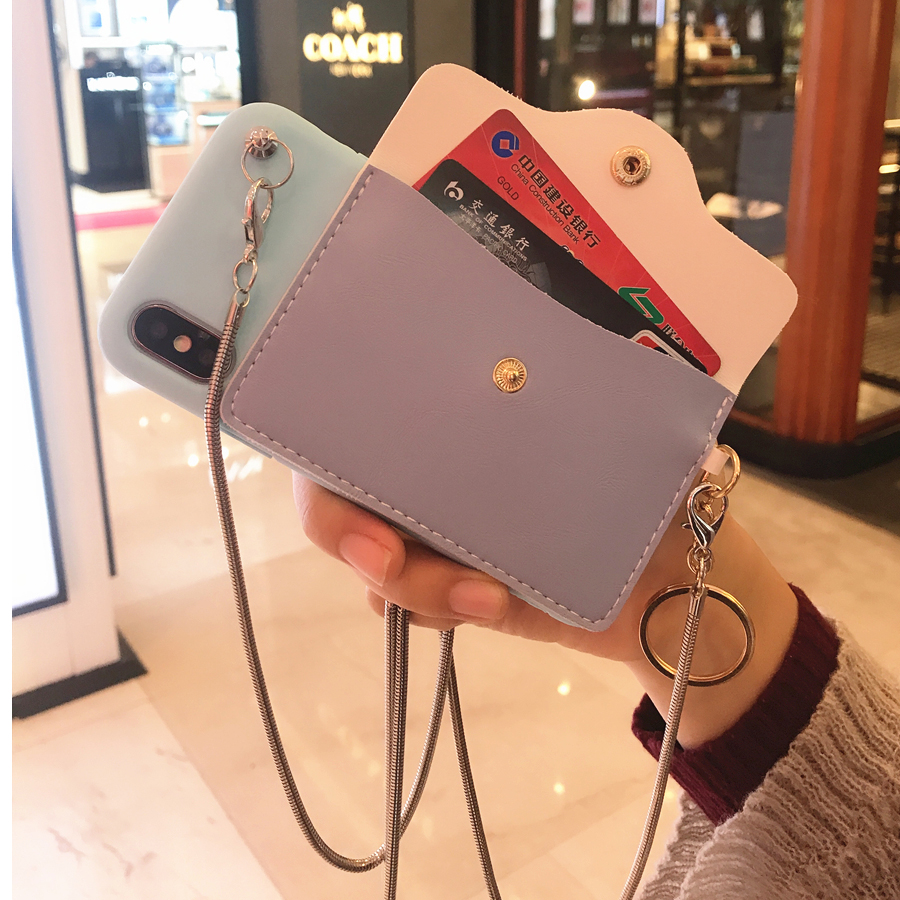 Fashion-Creative-Wallet-Pattern-Silicone-Protective-Case-with-Strap-Card-Slot-for-iPhone-X--XS--XR---1550916-8