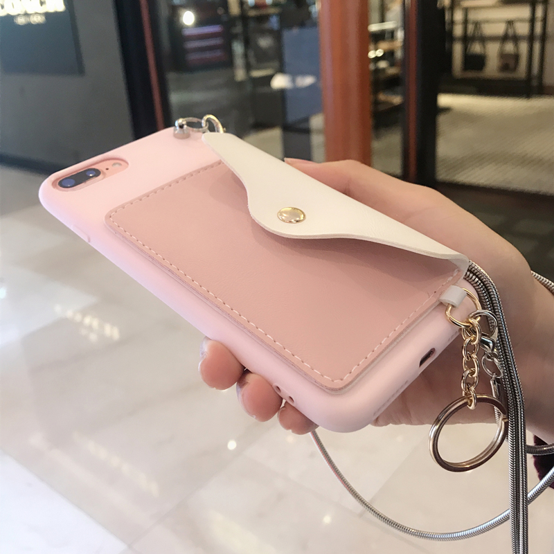 Fashion-Creative-Wallet-Pattern-Silicone-Protective-Case-with-Strap-Card-Slot-for-iPhone-X--XS--XR---1550916-10