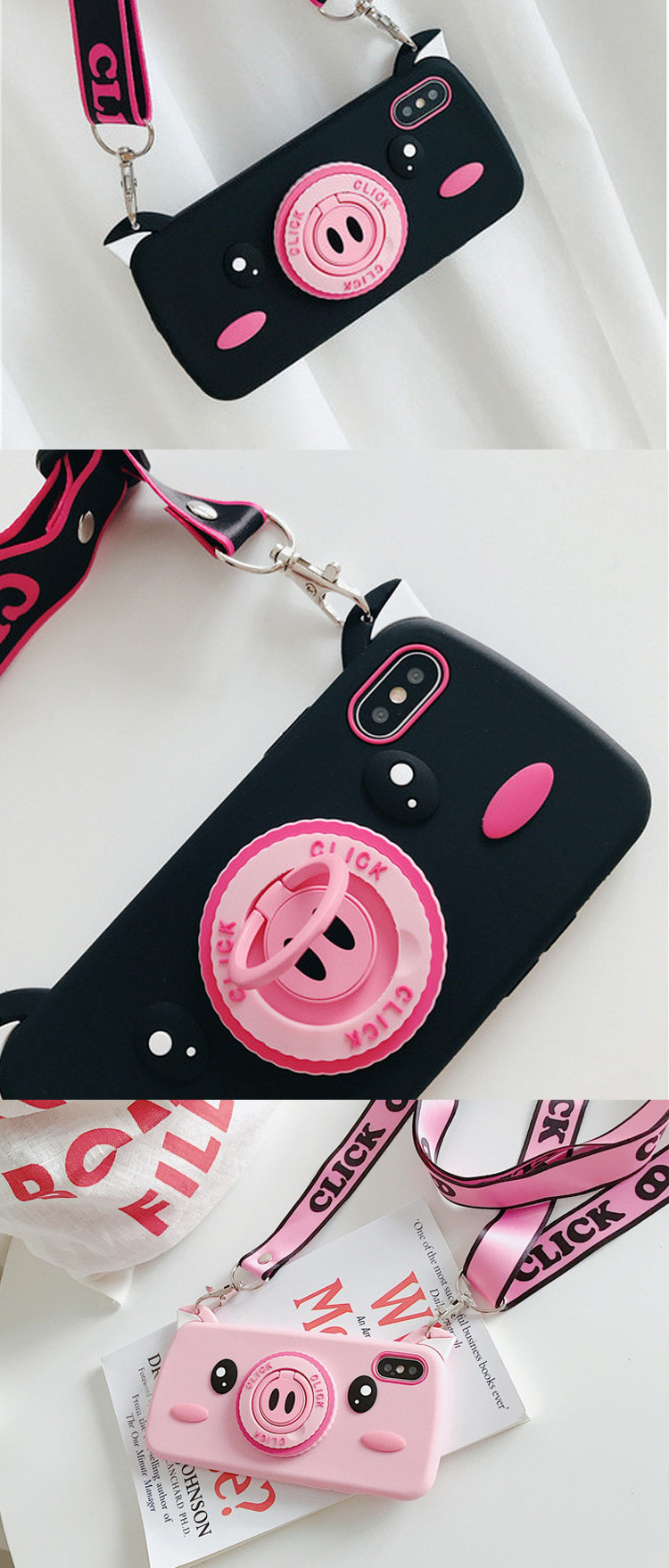 Fashion-Cute-Cartoon-Pig-Pattern-with-Ring-Holder-Stand-Soft-Silicone-Protective-Case-for-iPhone-6---1432944-1
