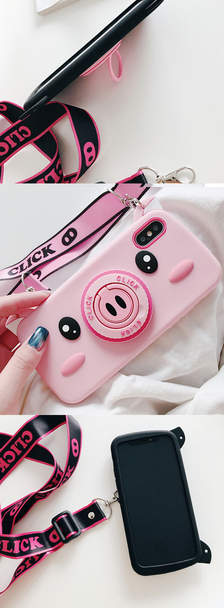 Fashion-Cute-Cartoon-Pig-Pattern-with-Ring-Holder-Stand-Soft-Silicone-Protective-Case-for-iPhone-6---1432944-2