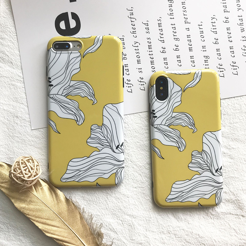Fashion-Flower-Pattern-TPU-Protective-Case-Back-Cover-for-iPhone-X--6S--6S-Plus--7--8--7-Plus--8-Plu-1436067-11