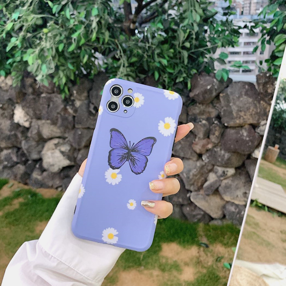Fashion-Ins-Butterfly-Pattern-Shockproof-TPU-Protective-Case-for-iPhone-11--11-Pro--11-Pro-Max--X--X-1671887-2