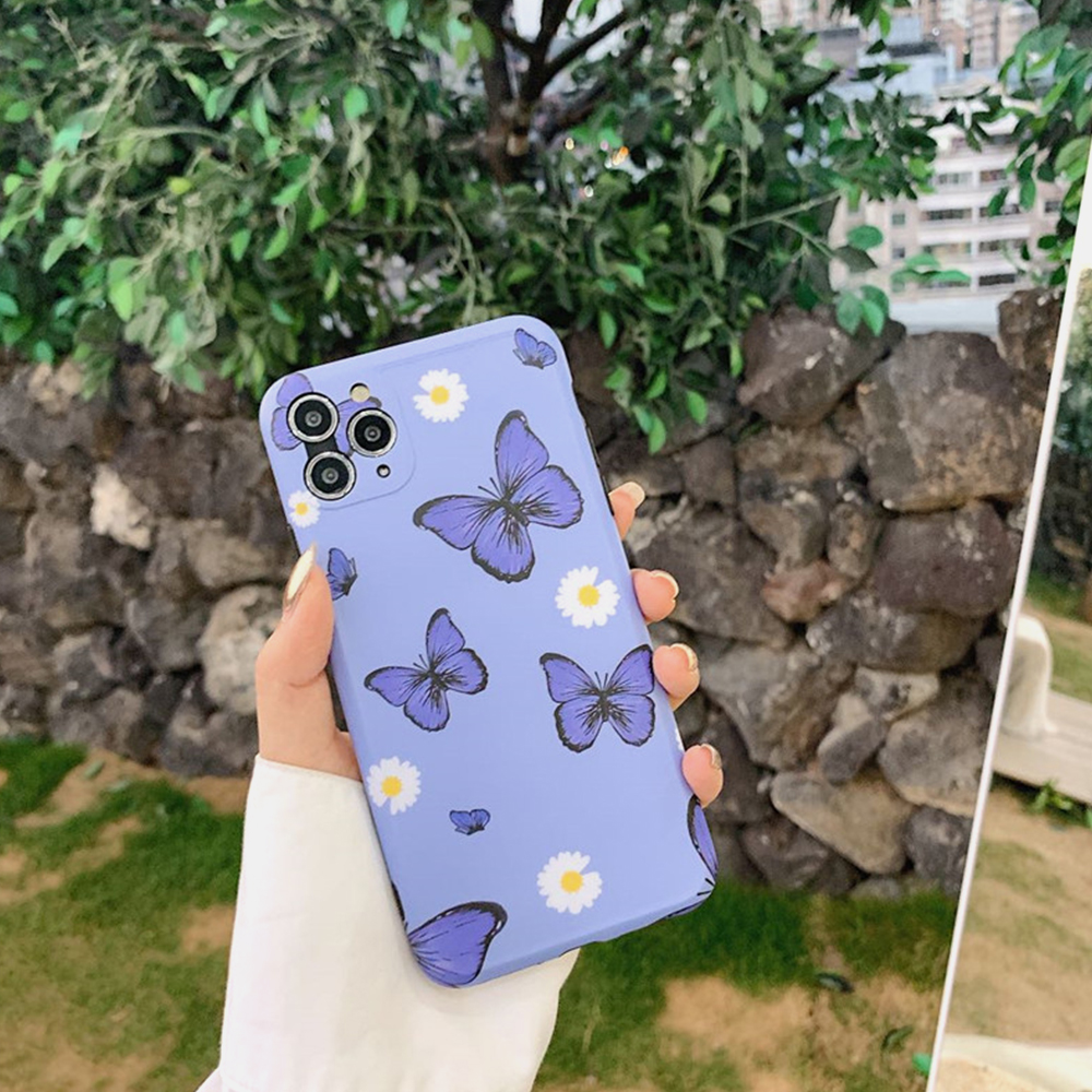 Fashion-Ins-Butterfly-Pattern-Shockproof-TPU-Protective-Case-for-iPhone-11--11-Pro--11-Pro-Max--X--X-1671887-3