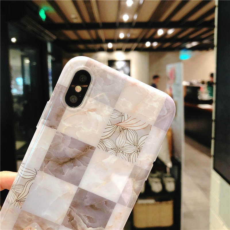 Fashion-Ins-Marble-Pattern-TPU-Protective-Case-Back-Cover-for-iPhone-X--XS--XR--XS-Max--6--7--8--6S--1447147-3