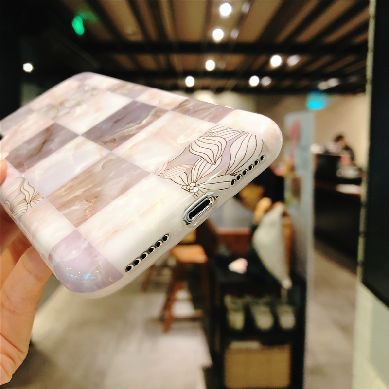 Fashion-Ins-Marble-Pattern-TPU-Protective-Case-Back-Cover-for-iPhone-X--XS--XR--XS-Max--6--7--8--6S--1447147-5