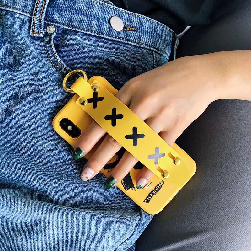 Fashion-with-Wrist-Strap-Bracket-Shockproof-TPU-Protective-Case-for-iPhone-X---6--6S--6-Plus--6S-Plu-1432621-11
