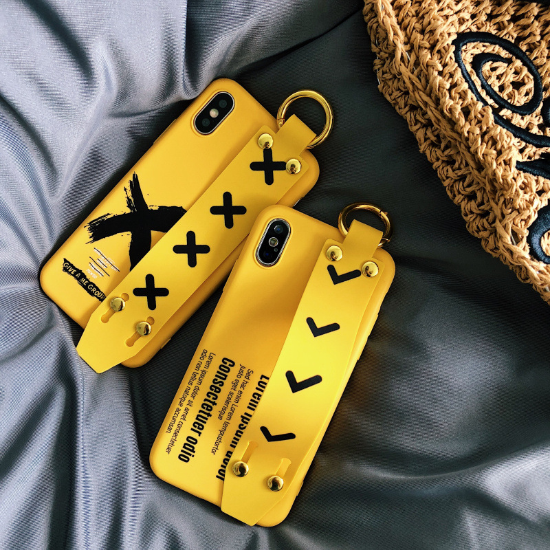 Fashion-with-Wrist-Strap-Bracket-Shockproof-TPU-Protective-Case-for-iPhone-X---6--6S--6-Plus--6S-Plu-1432621-12